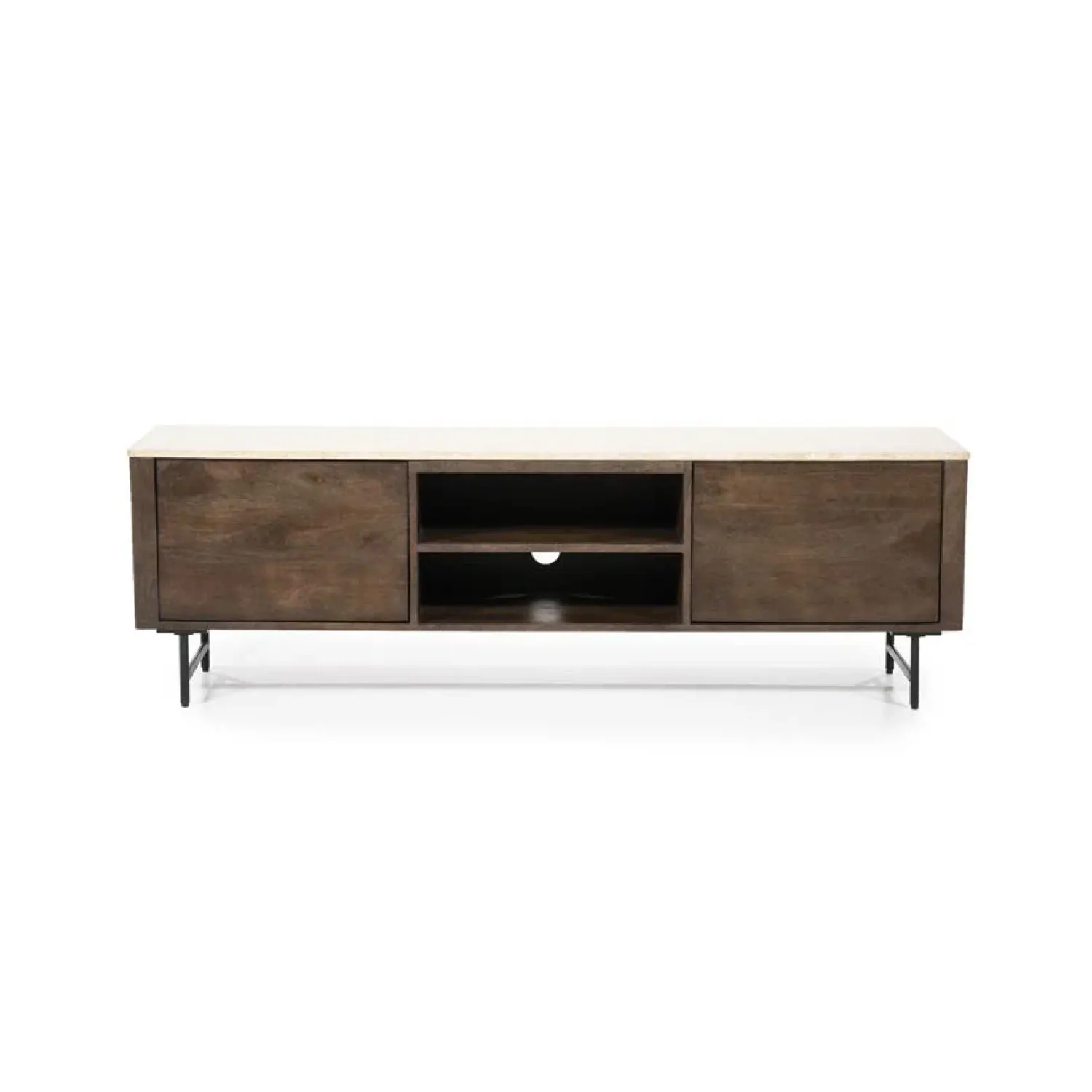 Eleonora Industriele Kasten|Tv Meubels|TV meubel Lio mangohout 2 deurs 170cm