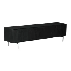 Furndea Dressoirs|Industriele Kasten|Tv meubel Martin 210 cm zwart