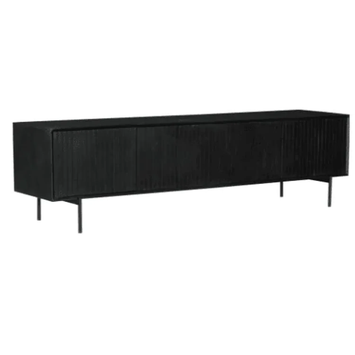 Furndea Industriele Kasten|Tv Meubels|Tv meubel Martin 165 cm zwart