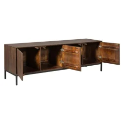 Furndea Industriele Kasten|Tv Meubels|Tv meubel Martin Walnoot 165cm