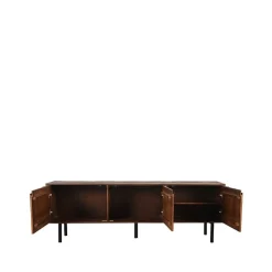 Label51 Industriele Kasten|Tv Meubels|Tv-meubel Rio Espresso Mangohout 180cm