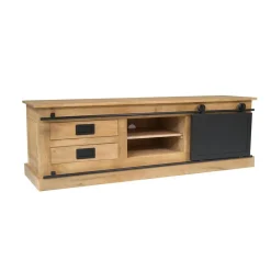 Furndea Industriele Kasten|Tv Meubels|Tv meubel Trenso Mangohout 155 cm