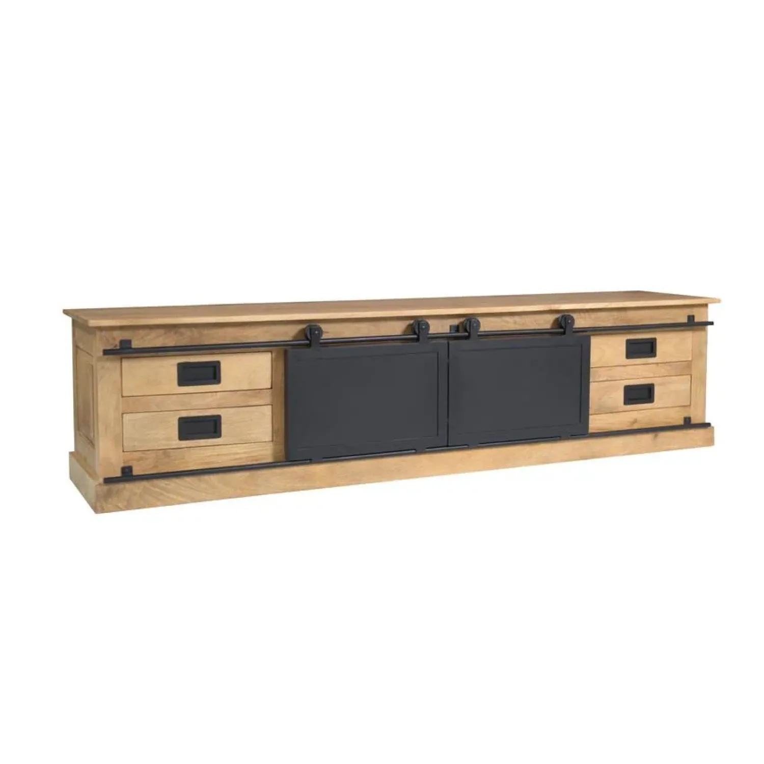 Furndea Industriele Kasten|Tv Meubels|Tv meubel Trenso Mangohout 200 cm