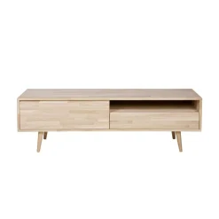 WOOOD Industriele Kasten|Tv Meubels|Tygo Tv meubel Eikenhout 150cm