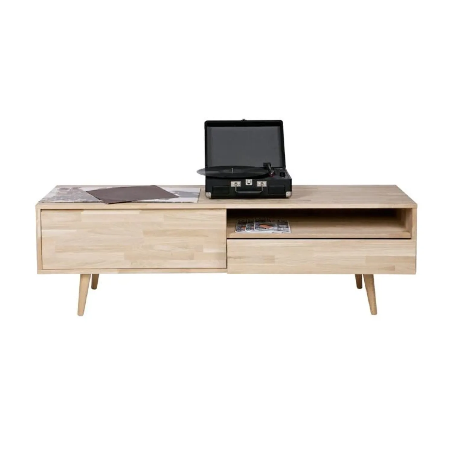 WOOOD Industriele Kasten|Tv Meubels|Tygo Tv meubel Eikenhout 150cm