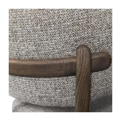 WOOOD Eetkamerstoelen|Udar Eetkamerstoel naturel met houten frame bruin