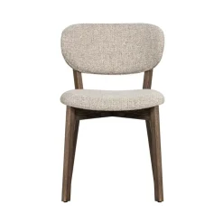 WOOOD Eetkamerstoelen|Udar Eetkamerstoel naturel met houten frame bruin