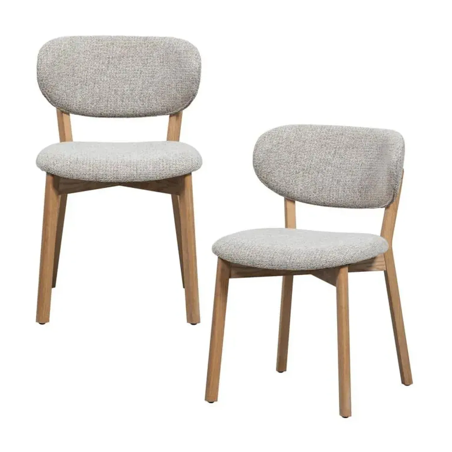 WOOOD Eetkamerstoelen|Udar Eetkamerstoel naturel met houten frame naturel