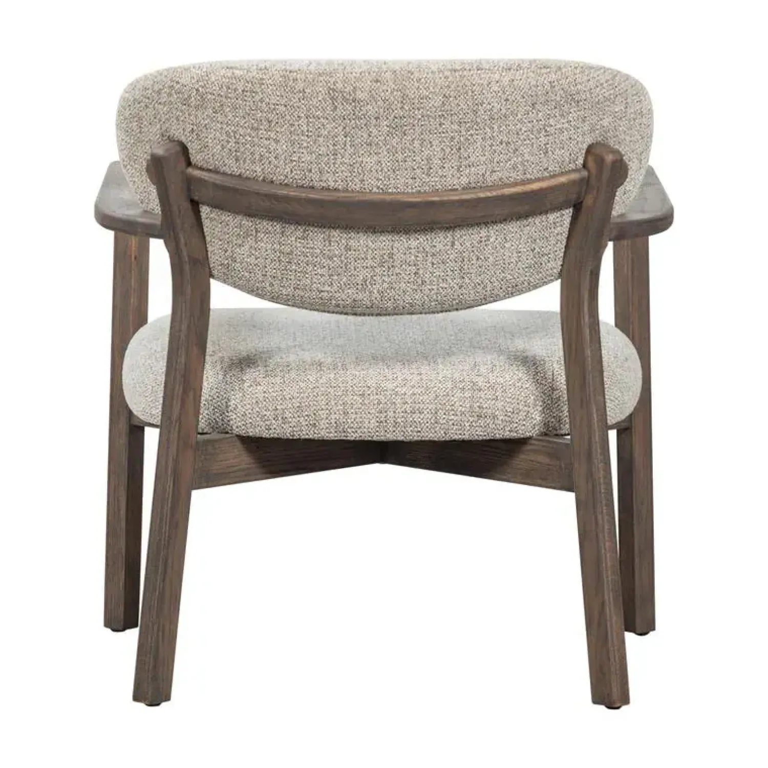 WOOOD Fauteuils|Udar Fauteuil naturel met houten frame bruin