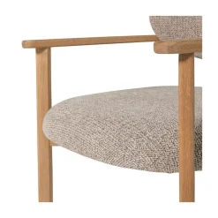 WOOOD Fauteuils|Udar Fauteuil naturel met houten frame naturel
