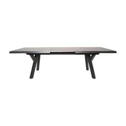 Lesli Living Tuintafels|Uittrektafel Castilla 2.0 Noir Exclusive 204-264cm