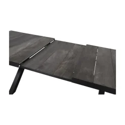 Lesli Living Tuintafels|Uittrektafel Castilla Noir met kruispoot 204-264cm