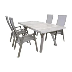 Lesli Living Tuintafels|Uittrektafel Castilla Pardo Exclusive 204-264cm