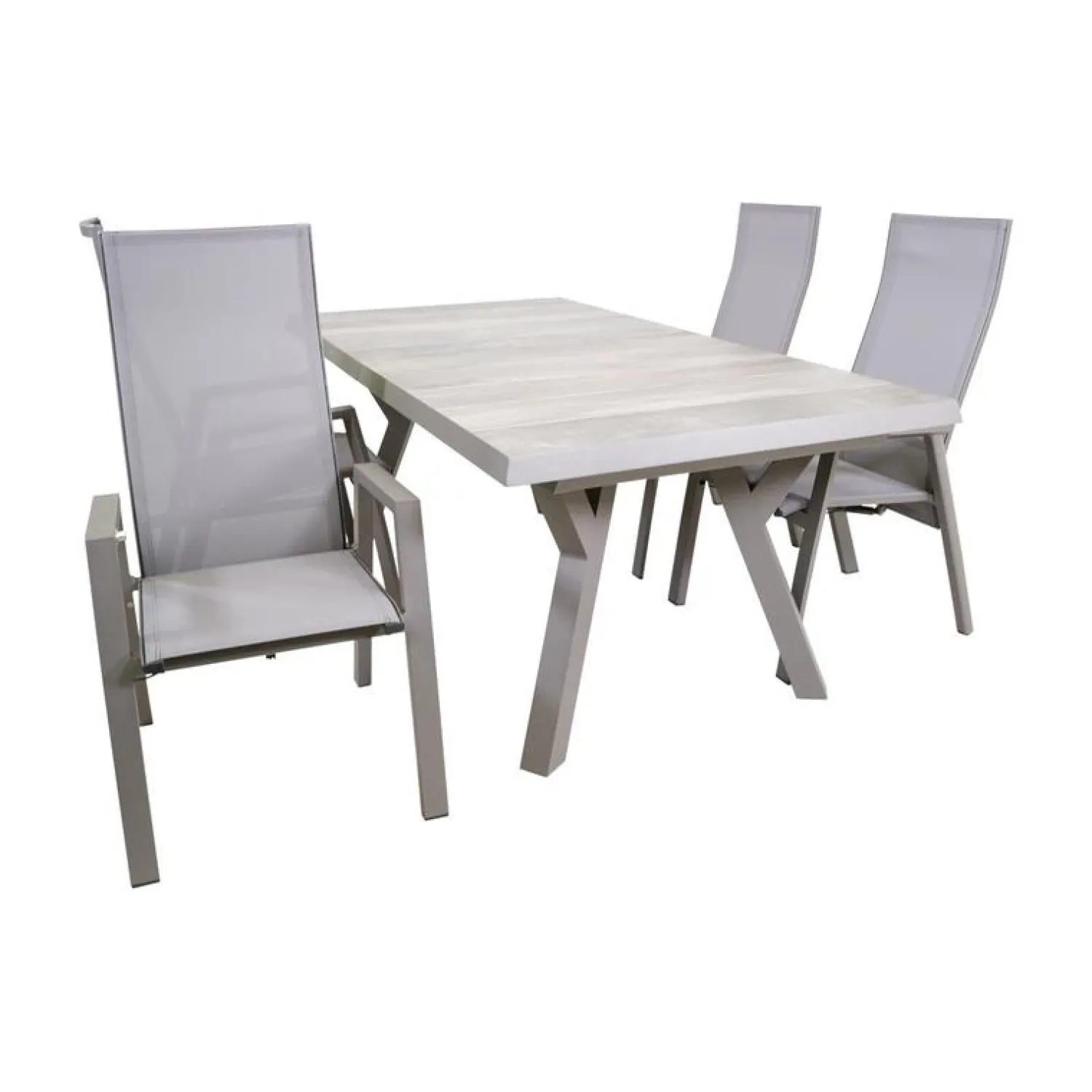 Lesli Living Tuintafels|Uittrektafel Castilla Pardo Exclusive 204-264cm