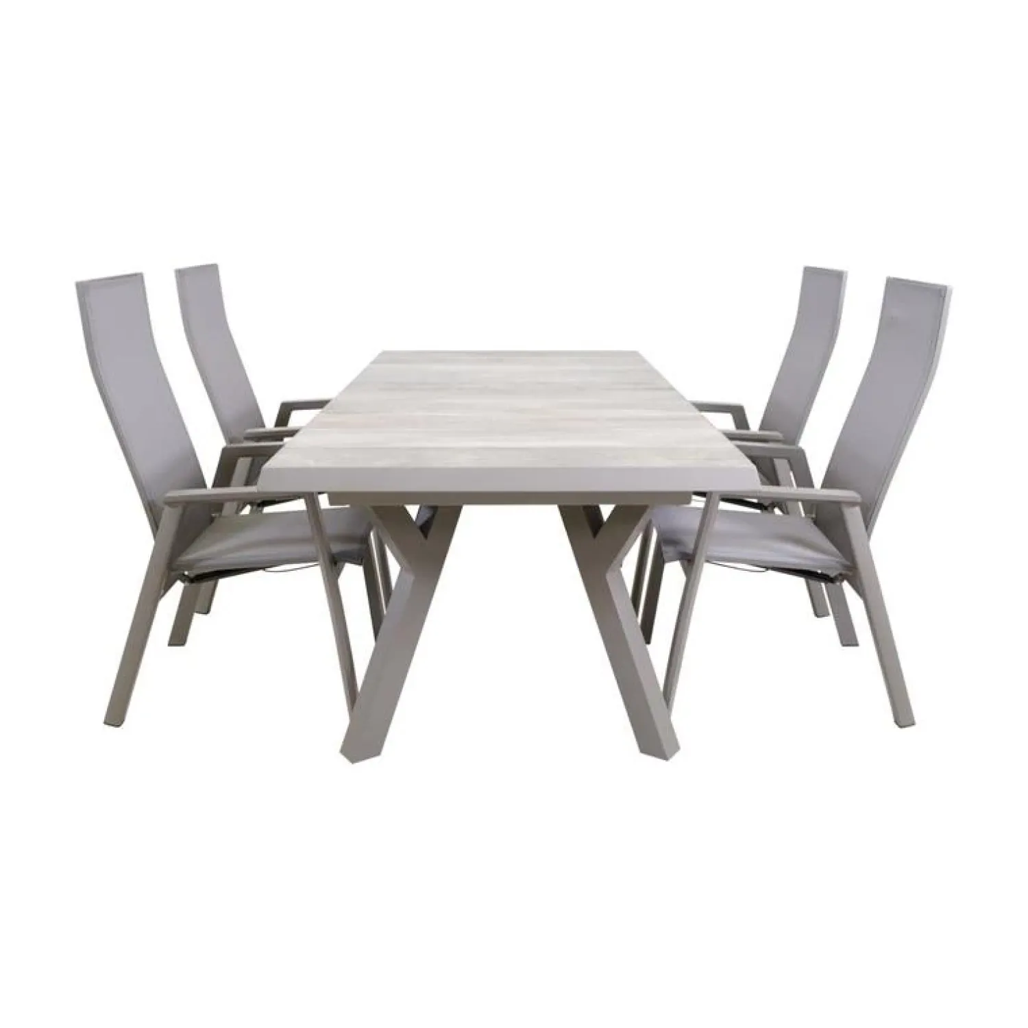 Lesli Living Tuintafels|Uittrektafel Castilla Pardo Exclusive 204-264cm