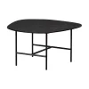 WOOOD Salontafels|Vajen Salontafel organisch Zwart Marmerlook 70cm