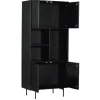 Furndea Wandkasten|Vakkenkasten|Vakkenkast Martin 90 cm zwart