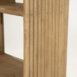 By Boo Vakkenkasten|Industriele Kasten|Vakkenkast Rigato small Mangohout 100cm