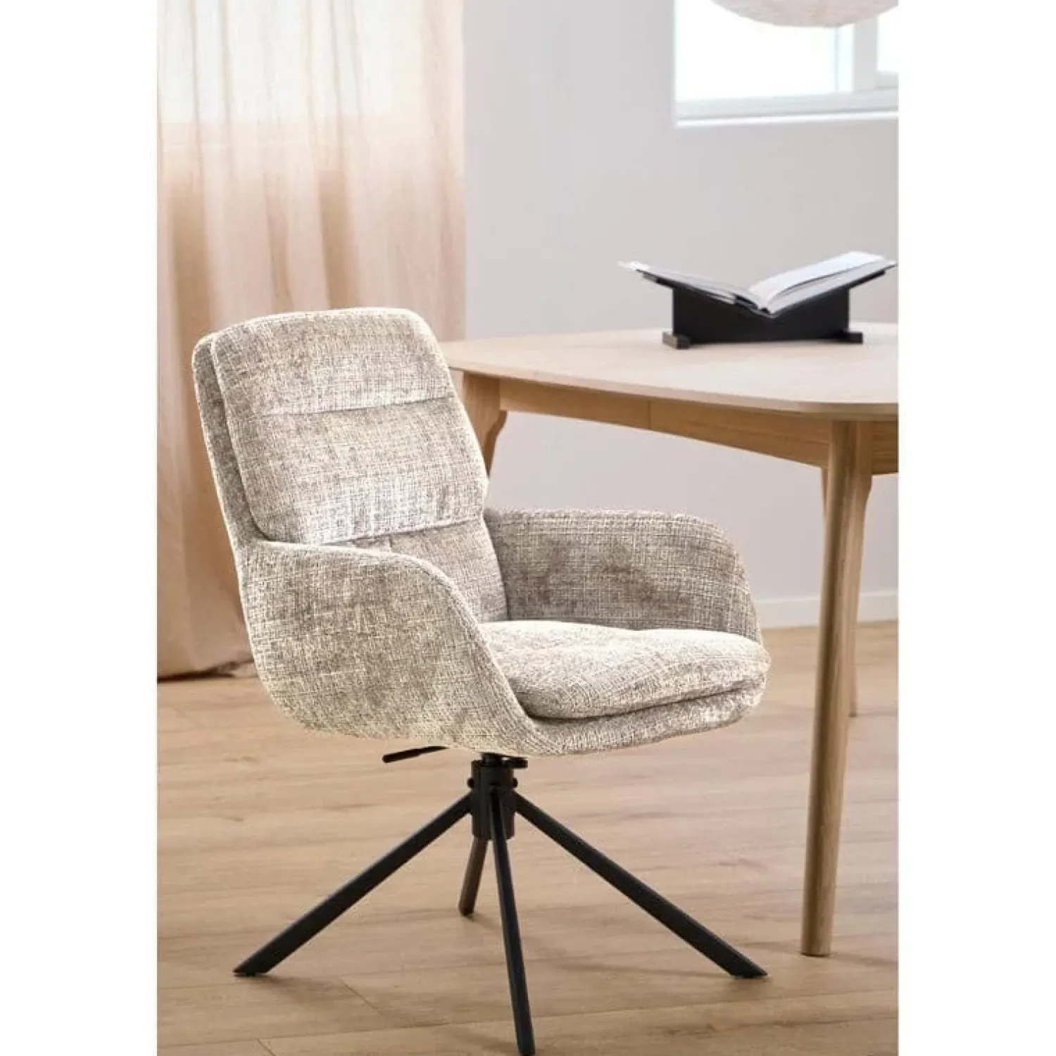 Nordhavn Eetkamerstoelen|Valeska Eetkamerstoel Beige