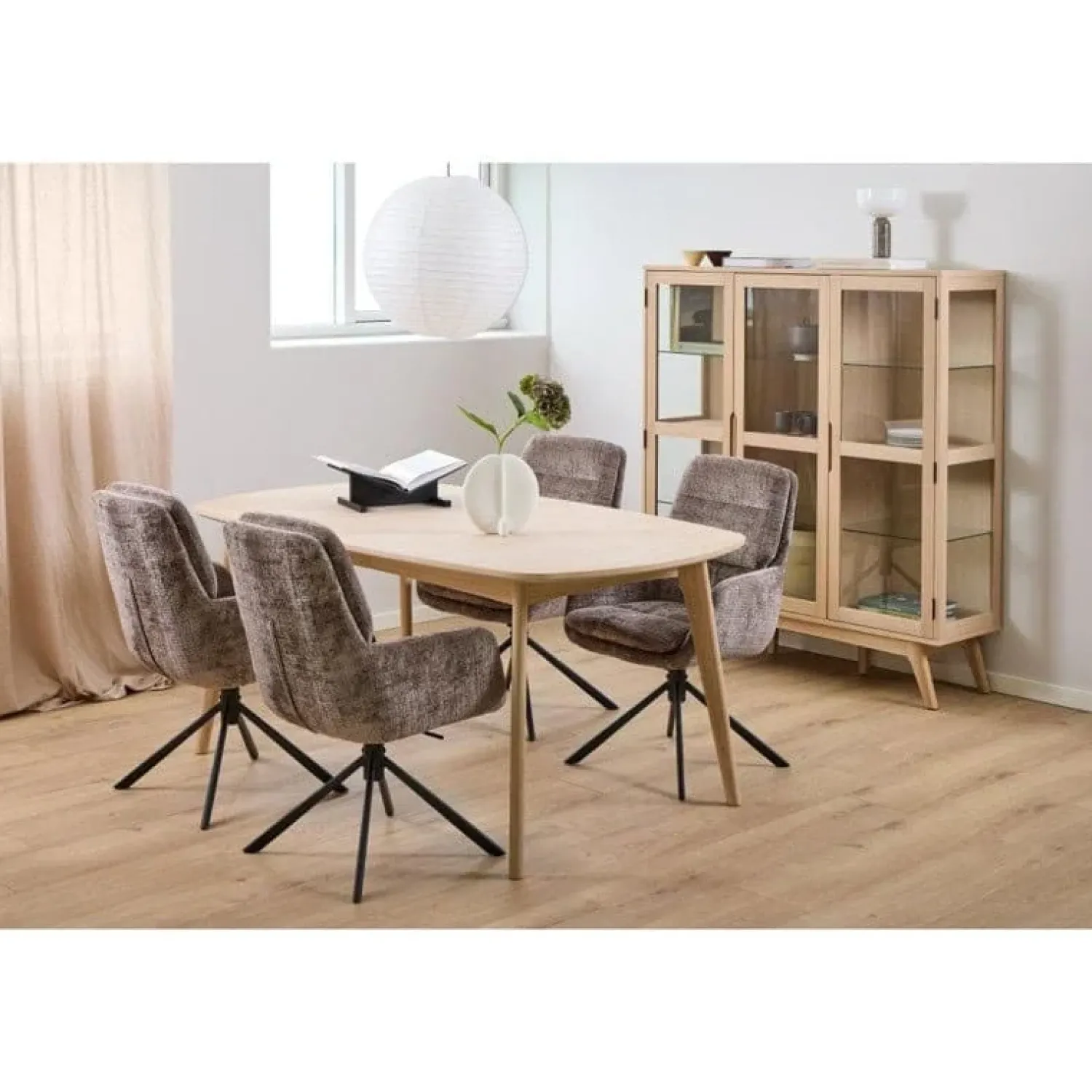 Nordhavn Eetkamerstoelen|Valeska Eetkamerstoel Bruin