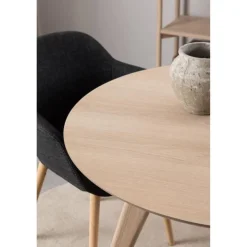 Nordhavn Eettafels|Valetta Eettafel Rond Naturel 100cm