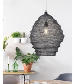NORI Living Hanglampen|Valier 1-lichts hanglamp zwart 48cm