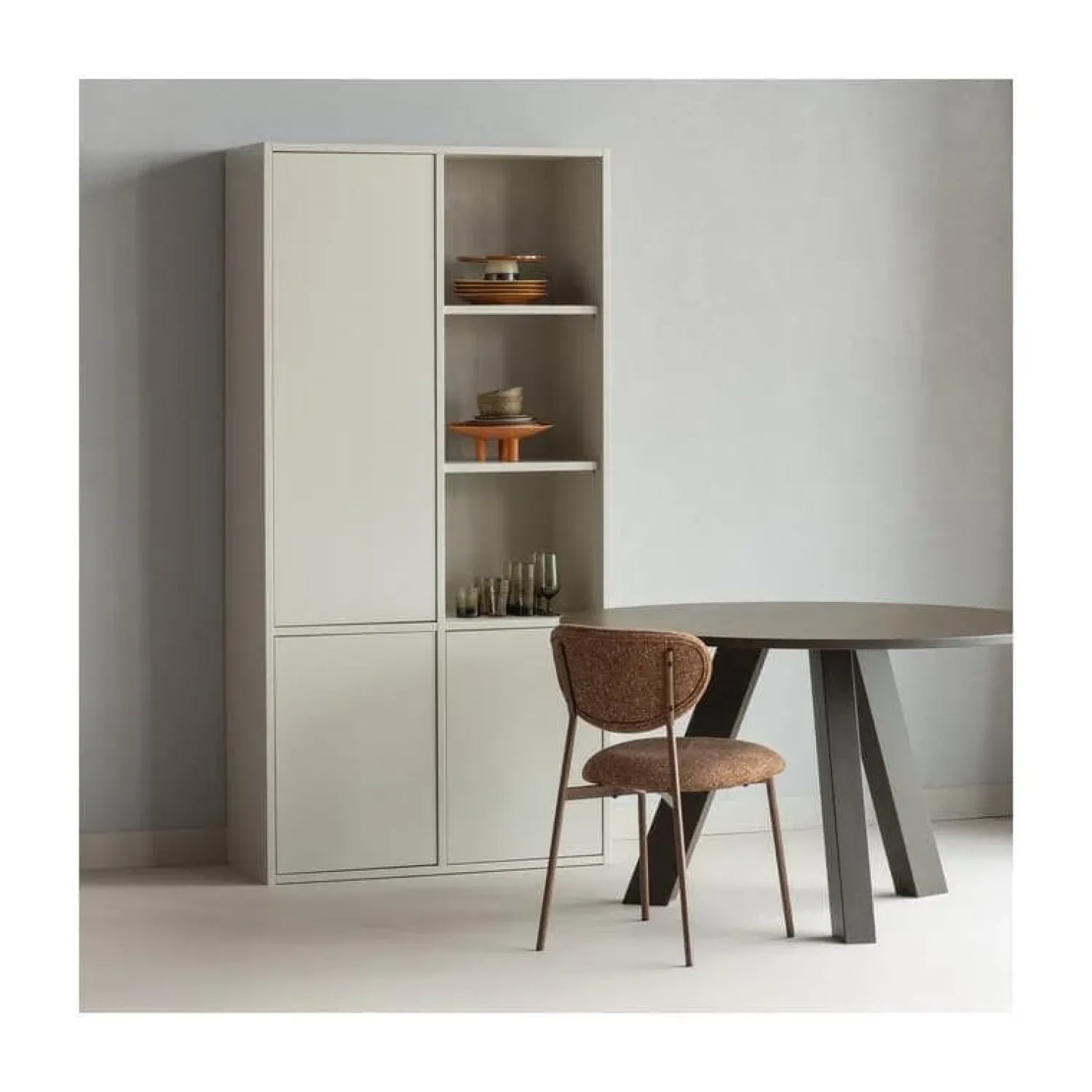 WOOOD Eetkamerstoelen|Valor Eetkamerstoel Bruin
