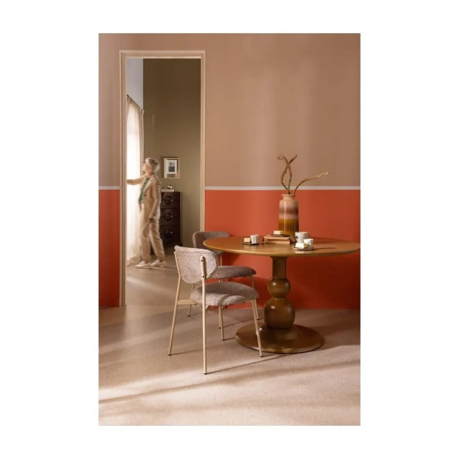 WOOOD Eetkamerstoelen|Valor Eetkamerstoel Zand