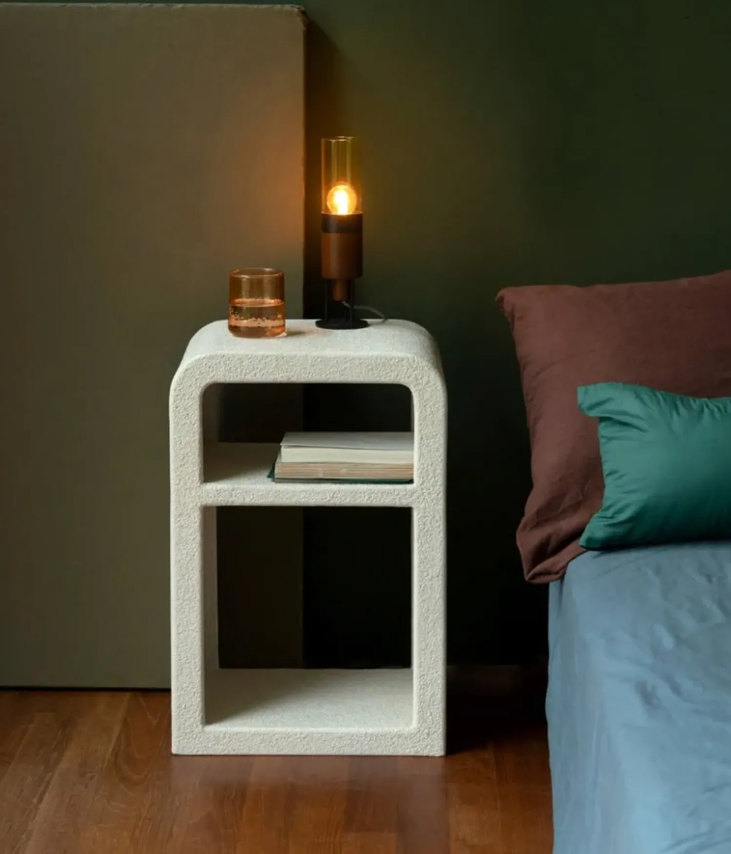 Dutchbone Bijzettafels|Veda Bed Bijzettafel MDF 40cm