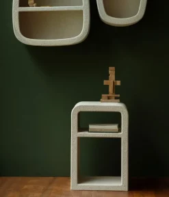 Dutchbone Bijzettafels|Veda Bed Bijzettafel MDF 40cm