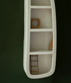 Dutchbone Wandkasten|Industriele Kasten|Veda Wandkast 3 Planken MDF 38cm
