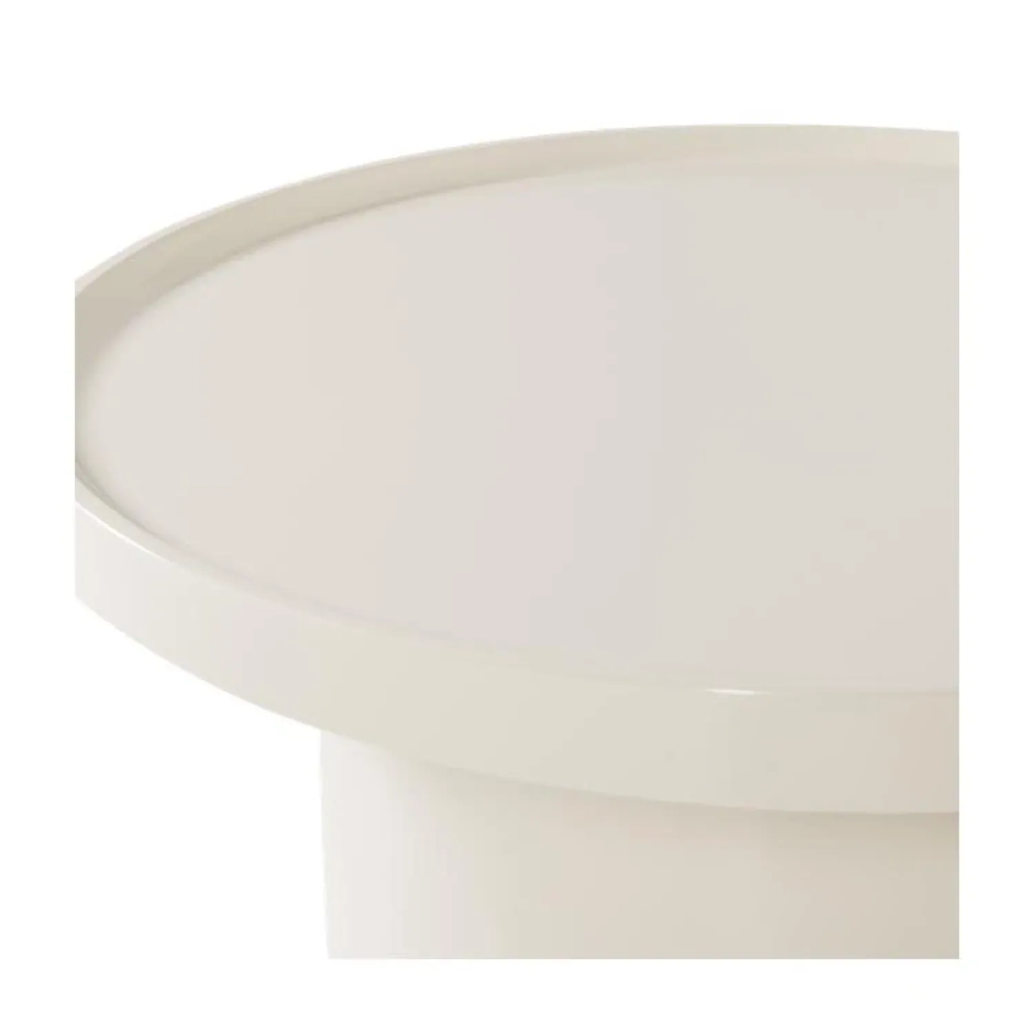WOOOD Bijzettafels|Veluna Bijzettafel rond Hoogglans Zand 70cm