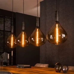 Kalfort Hanglampen|Victoria 4-lichts glazen hanglamp