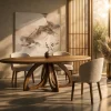 Vane Living Eettafels|Vienna Eettafel ovaal walnoot 210cm