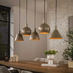 Kalfort Hanglampen|Vinci 5-lichts Hanglamp Beige