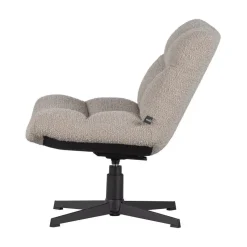 WOOOD Fauteuils|Vinny Draaifauteuil Boucle Zand