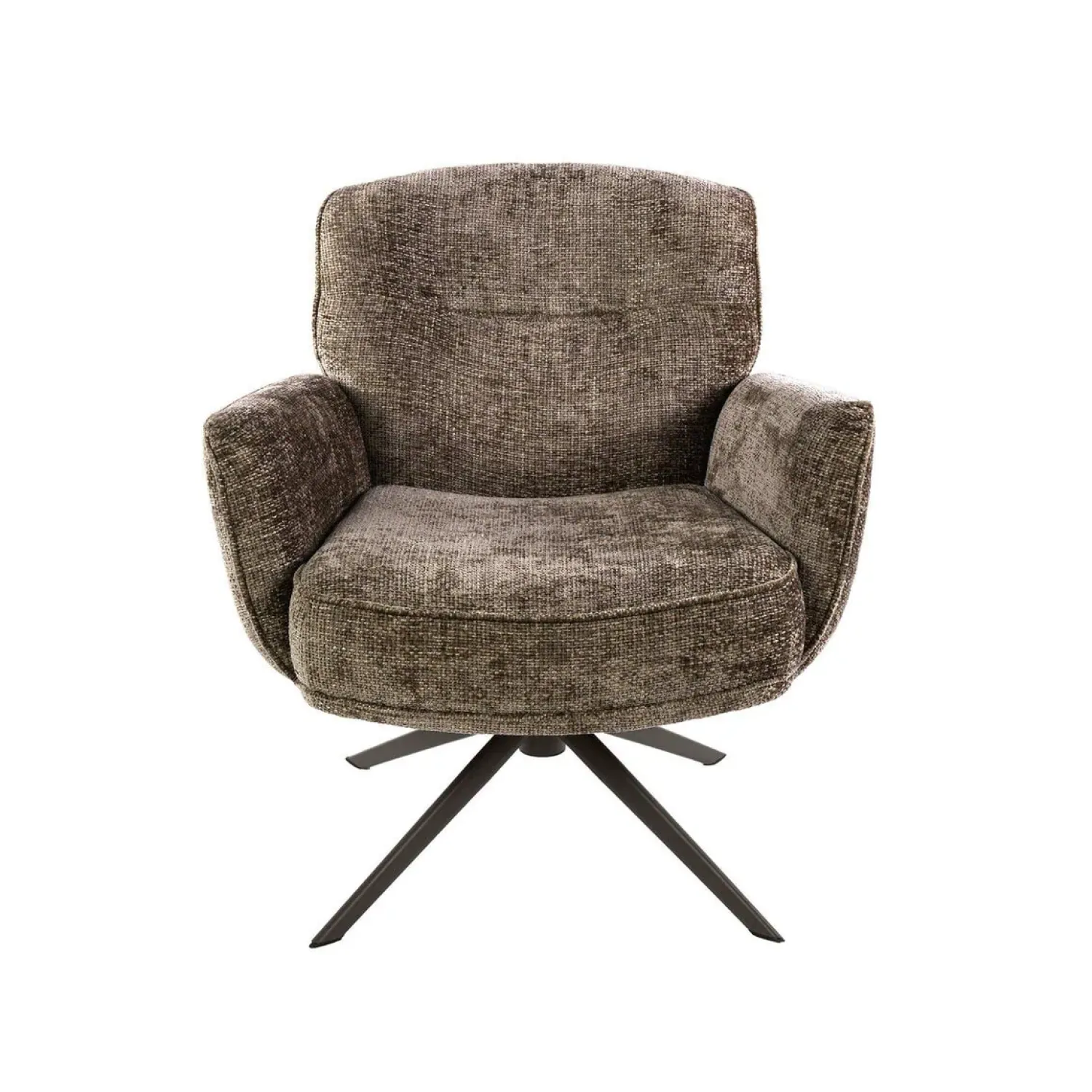 Kalfort Fauteuils|Vito Fauteuil Hoven champagne-bruin