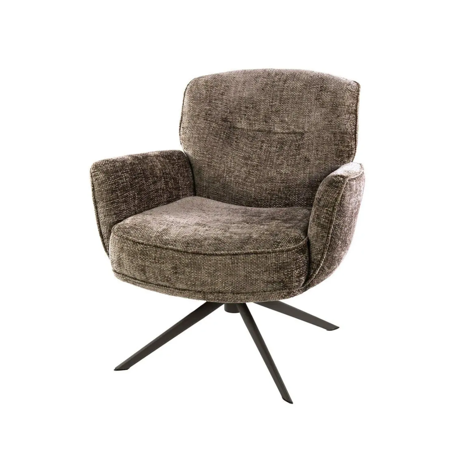 Kalfort Fauteuils|Vito Fauteuil Hoven champagne-bruin