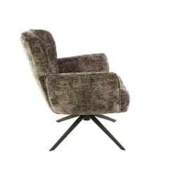 Kalfort Fauteuils|Vito Fauteuil Hoven champagne-bruin