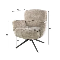 Kalfort Fauteuils|Vito Fauteuil hoven Zand