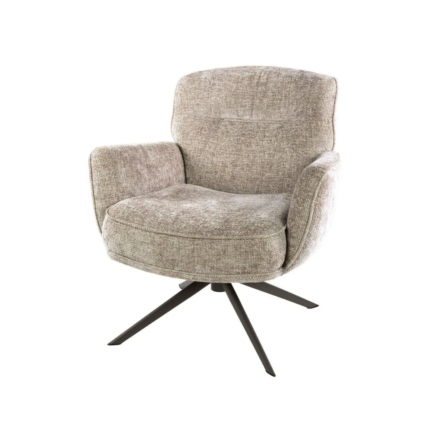 Kalfort Fauteuils|Vito Fauteuil Hoven zand-bruin