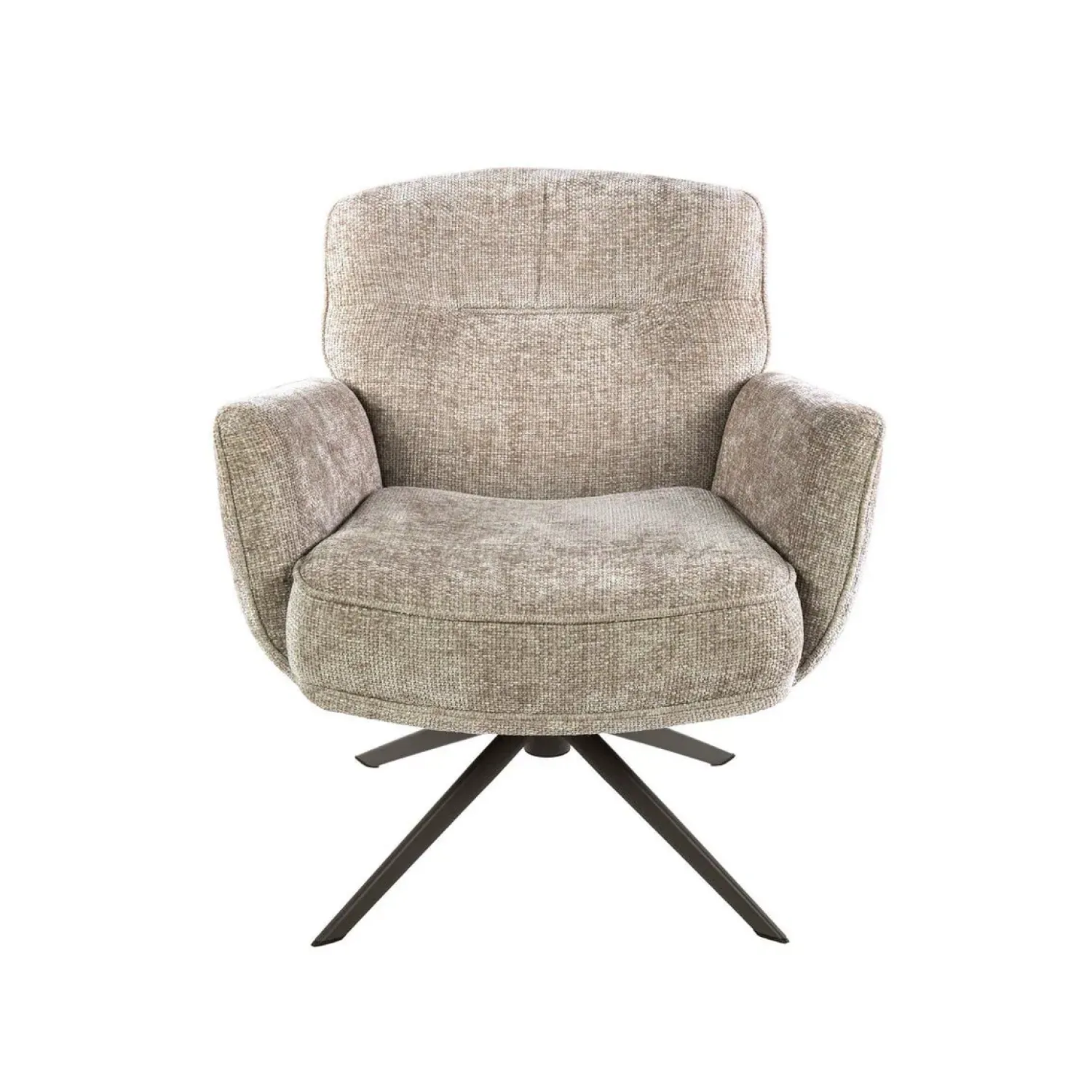 Kalfort Fauteuils|Vito Fauteuil Hoven zand-bruin