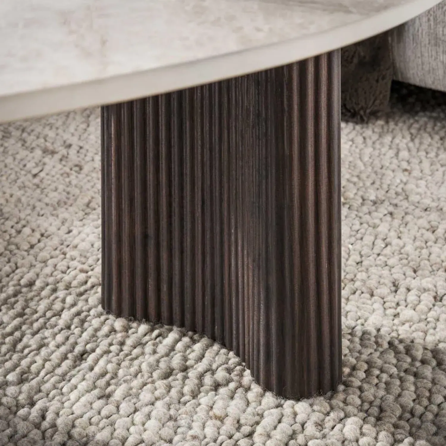 Kalfort Salontafels|Vittoria Salontafel Aperto Set van 2 keramiek Bruin 102cm