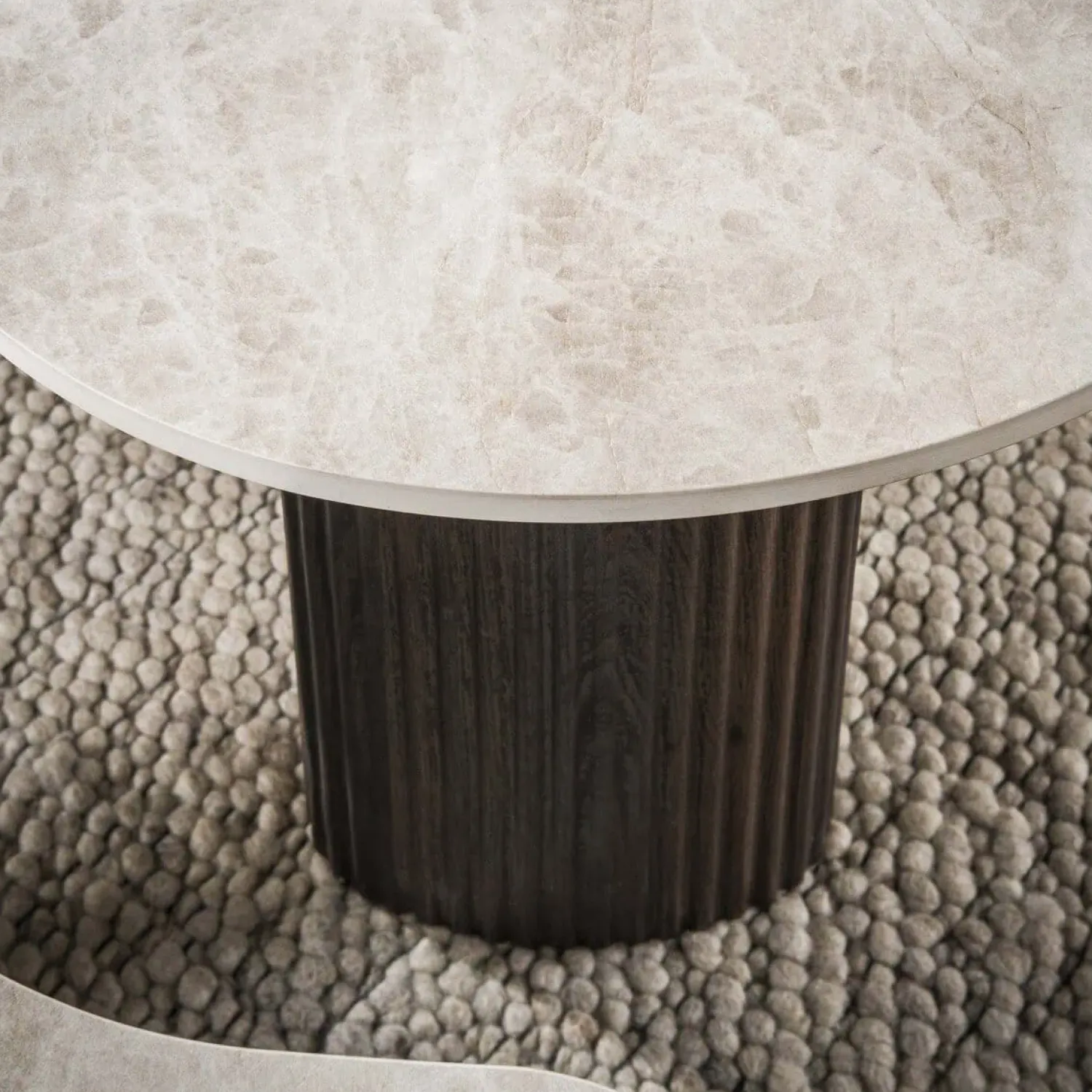 Kalfort Salontafels|Vittoria Salontafel Aperto Set van 2 keramiek Bruin 102cm