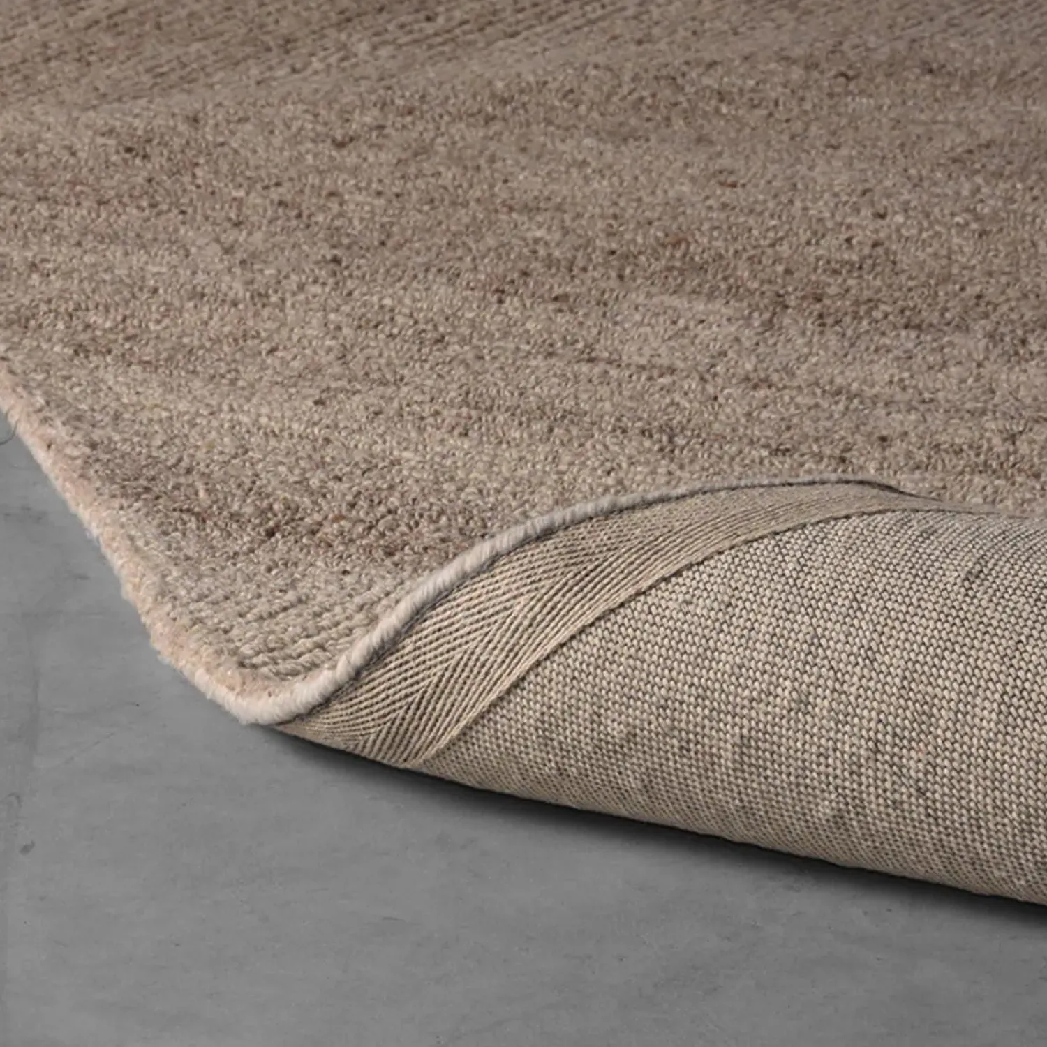 Label51 Vloerkleden|Vloerkleed Blendy Taupe Wol 160x230cm