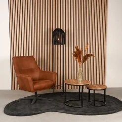 Label51 Vloerkleden|Vloerkleed Mody Antraciet Synthetisch 160x230cm