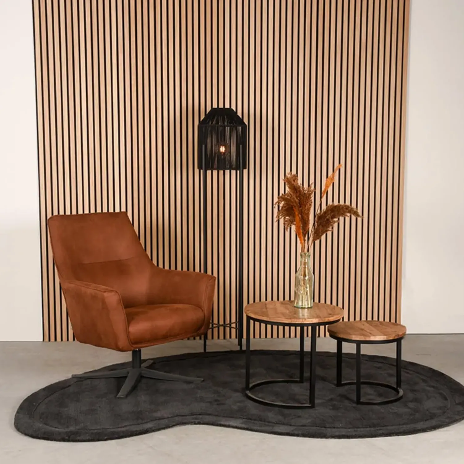 Label51 Vloerkleden|Vloerkleed Mody Antraciet Synthetisch 200x300cm