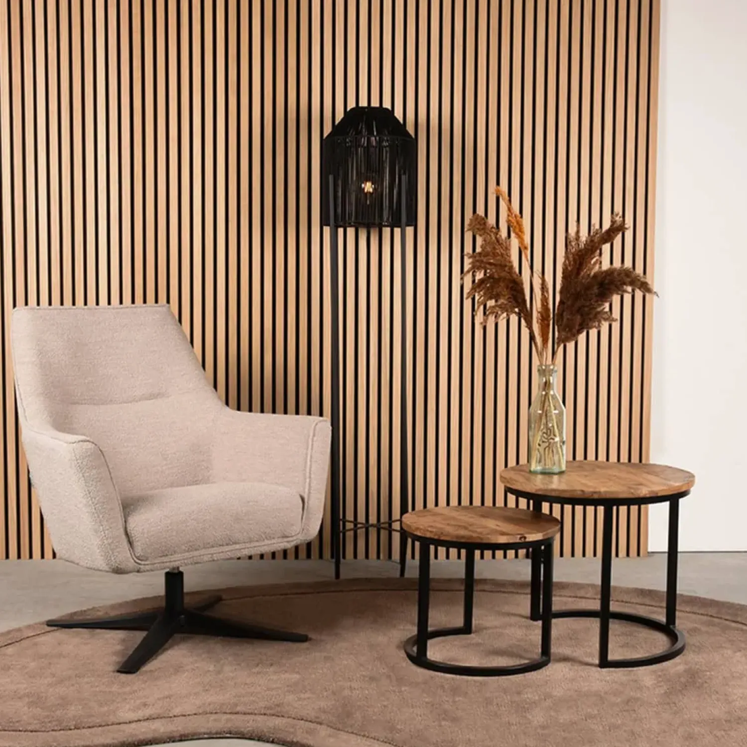 Label51 Vloerkleden|Vloerkleed Mody Taupe Synthetisch 200x300cm