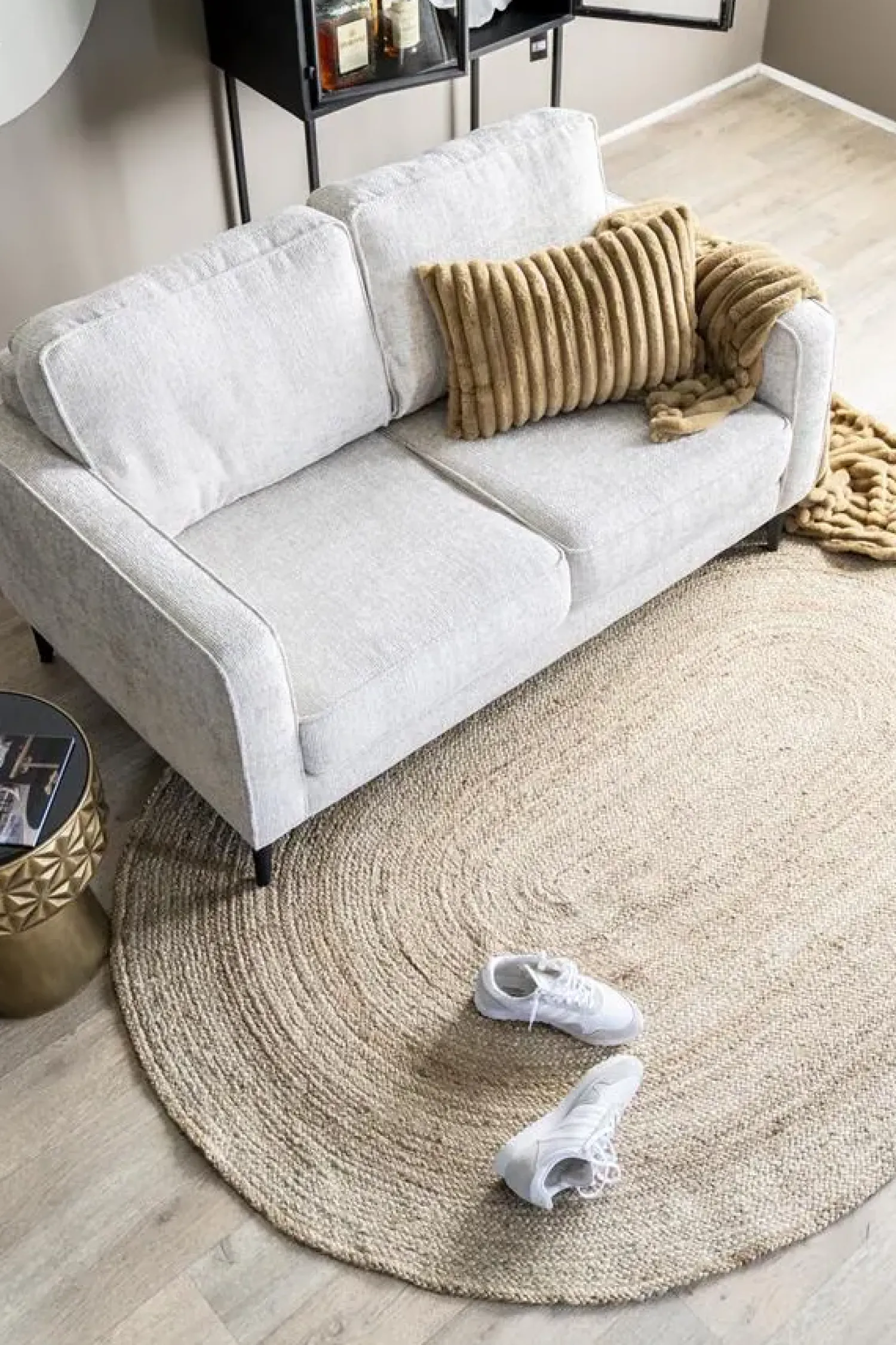 By Boo Vloerkleden|Vloerkleed Ramas 160×230 cm naturel