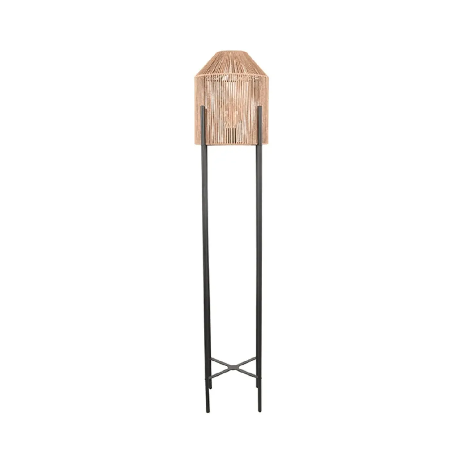 Label51 Vloerlampen|Vloerlamp Ibiza Naturel Jute 1-Lichts